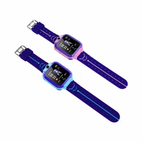Умные детские часы с Wi-Fi и GPS Q12 (Синий-голубой) - фото 9 - id-p172822377