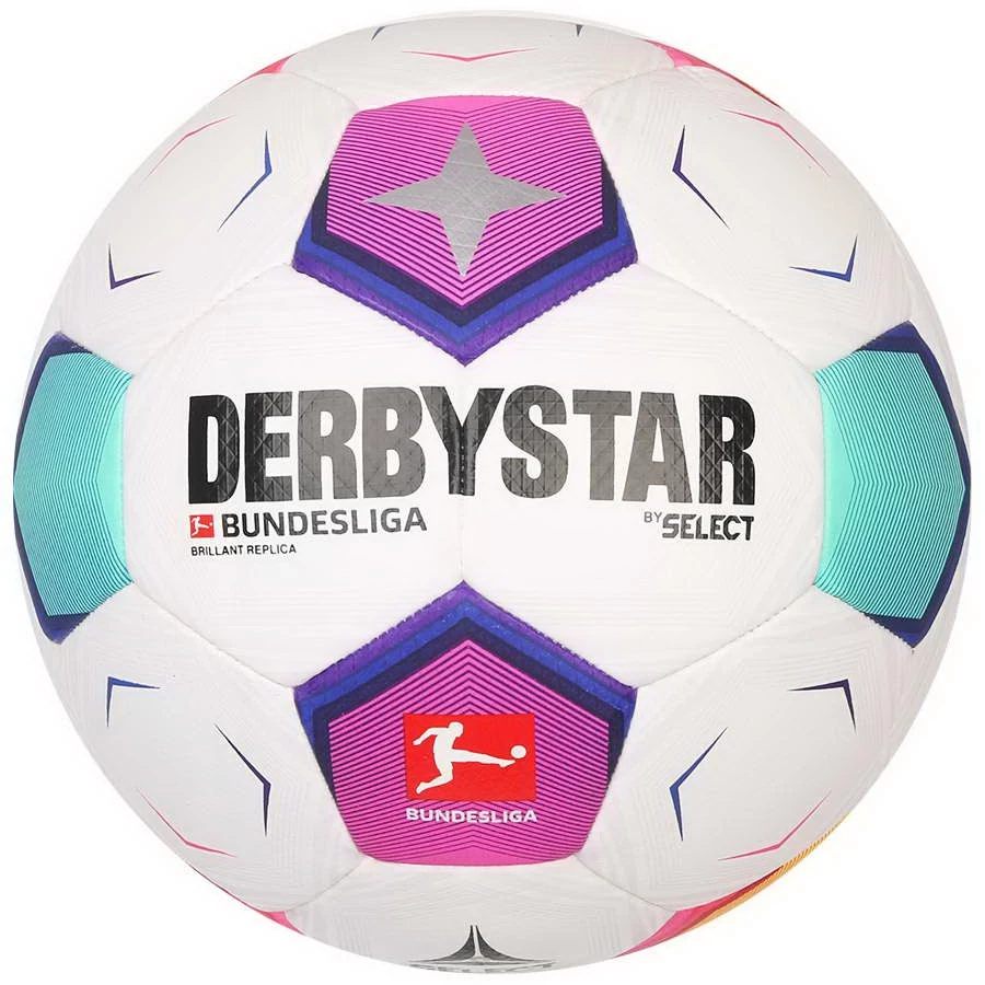 Мяч футбольный 4 Derbystar Bundesliga 23-24 Brilliant Replica - фото 1 - id-p215609711