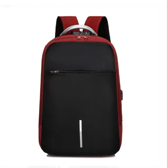 Городской рюкзак "Madma" Кодовый замок / отделение для ноутбука до 17" / USB порт - фото 8 - id-p186874736