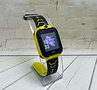 Умные детские часы с Wi-Fi и GPS Q12 (Чёрный-жёлтый)