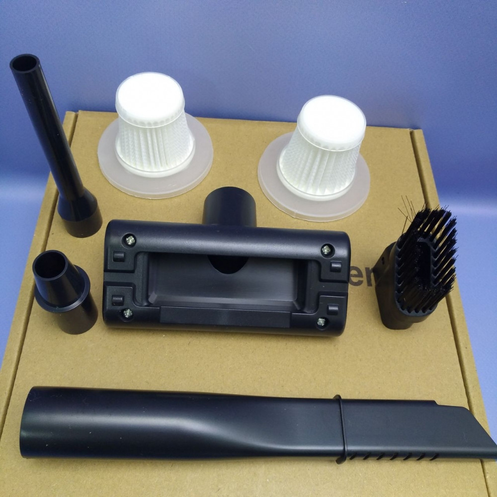 Беспроводной пылесос для автомобиля Handy Vacuum Cleaner A6, мощность 120 W (5 насадок, 2000 мАч) - фото 2 - id-p217593222