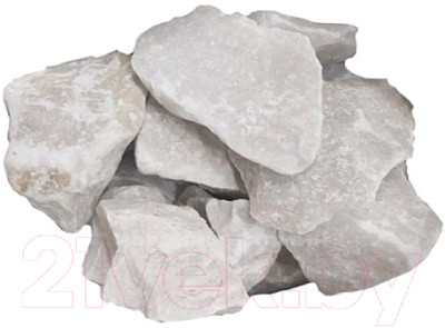 Камни для бани No Brand Белый кварцит колотый - фото 1 - id-p224072026