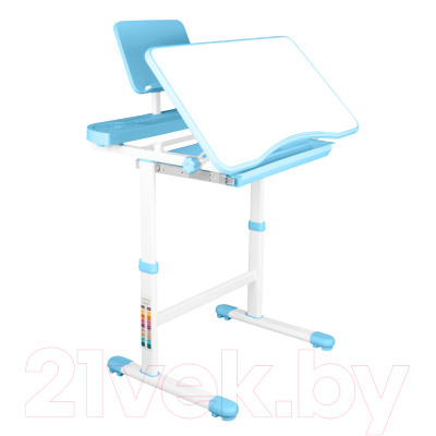 Парта+стул Anatomica Ara с подставкой для книг и выдвижным органайзером - фото 5 - id-p217437237