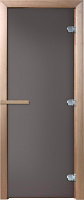 Стеклянная дверь для бани/сауны Doorwood Затмение 170x70
