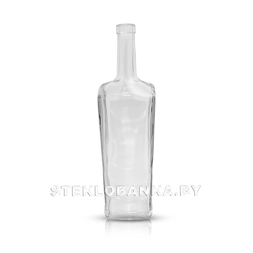 Стеклянная бутылка 0,500 л. (500 мл.) Агат (20*21)
