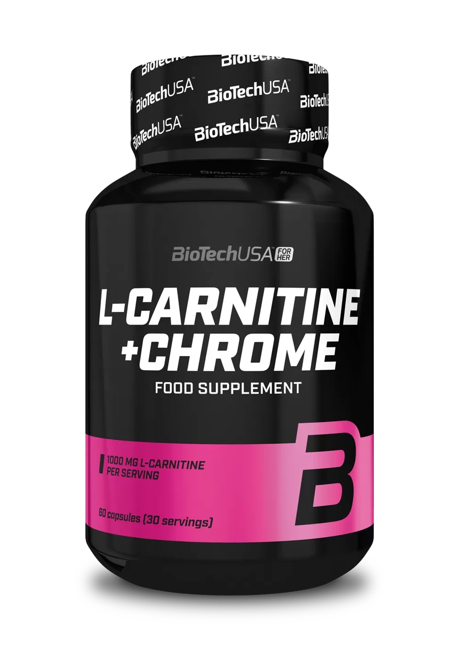 Л-карнитин L-carnitine+Chrome, BioTech USA - фото 1 - id-p222636344