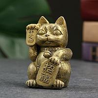 Статуэтка/сувенир из гипса «Денежная кошка» 8 см