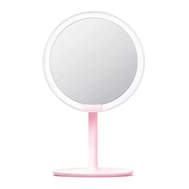 Зеркало для макияжа Amiro HD Daylight Mirror Розовое - фото 7 - id-p226738257