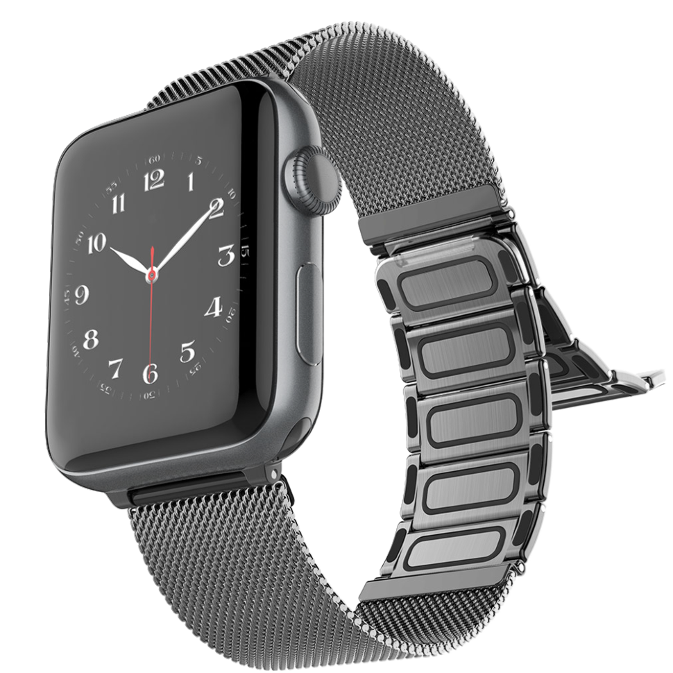Браслет Raptic Classic Plus для Apple Watch 38/40 Серебро - фото 1 - id-p226738381