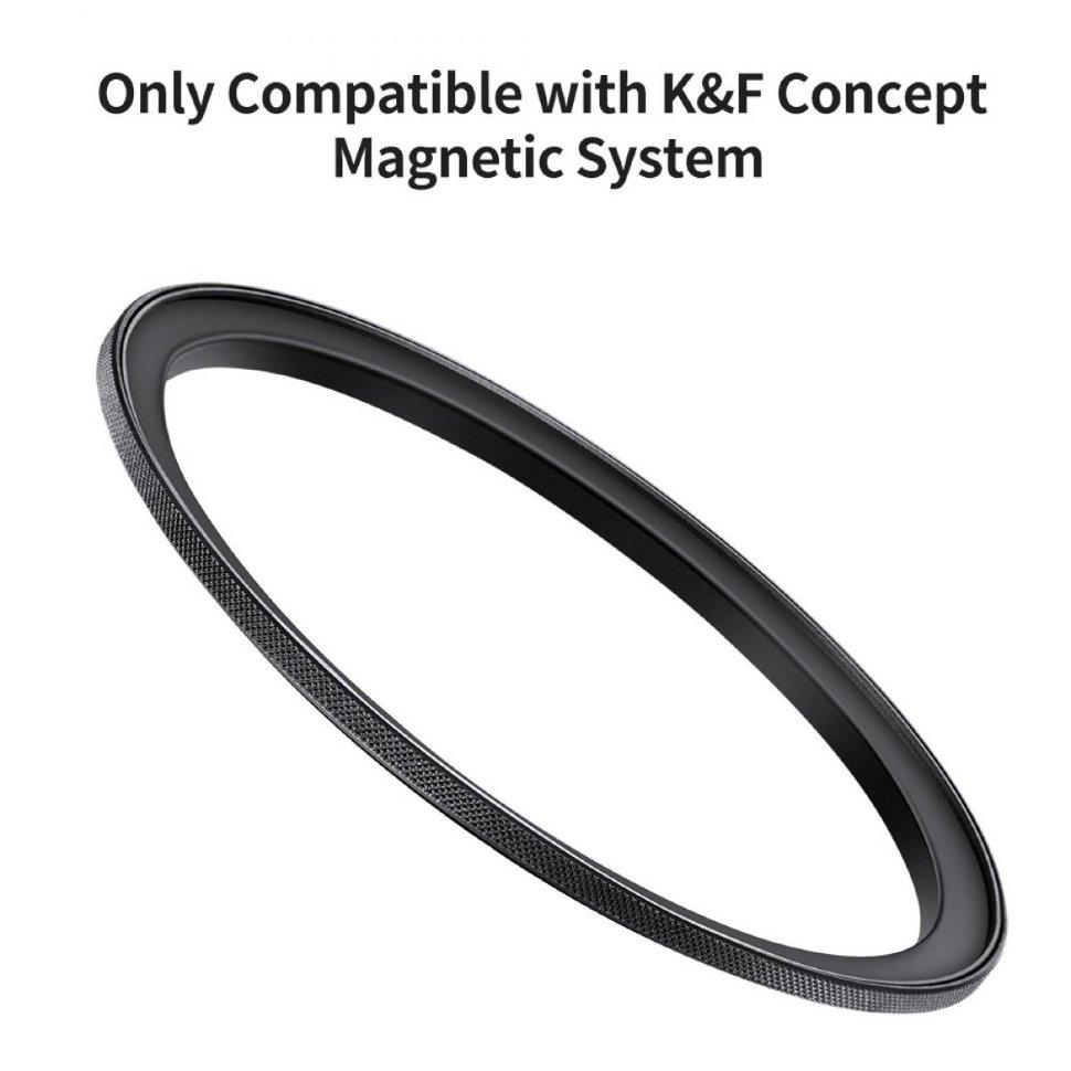 Переходное кольцо K&F Concept Magnetic 58-82мм - фото 6 - id-p226744490