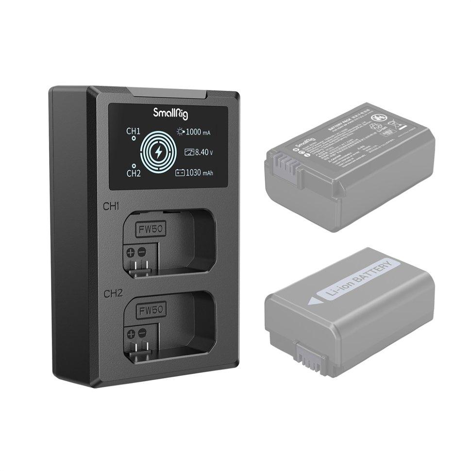 Зарядное устройство SmallRig 4081 для NP-FW50 - фото 2 - id-p226743705