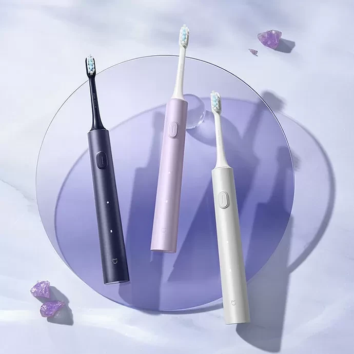 Электрическая зубная щетка Xiaomi Mijia Sonic Electric Toothbrush T302 Серебро - фото 8 - id-p226738593