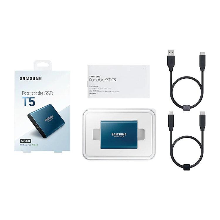 SSD накопитель Samsung T5 500Gb USB3.1V-NAND TLC - фото 6 - id-p226761474