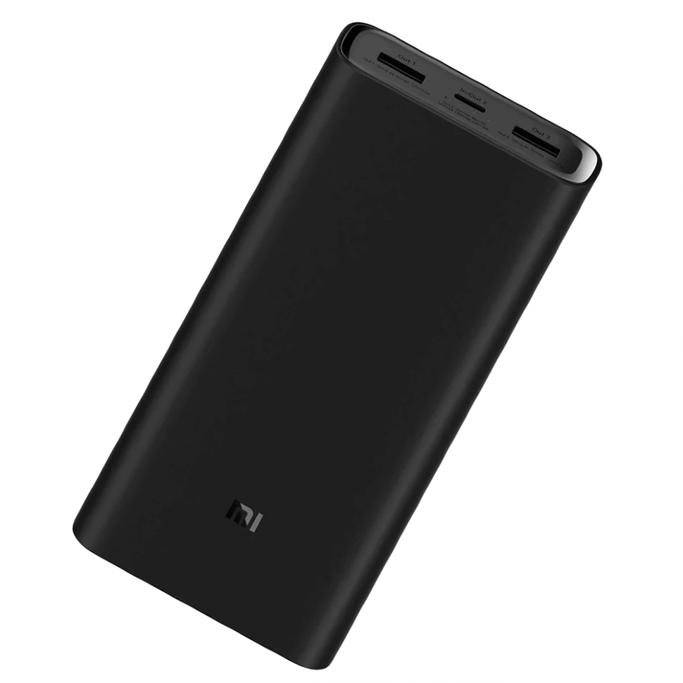 Внешний аккумулятор Xiaomi Mi Power Bank 3 Pro 20000 мАч Черный - фото 1 - id-p226740524