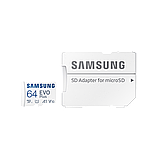 Карта памяти Samsung EVO Plus MicroSDXC 64 Гб A1, V10, UHS-I Class 1 (U1), фото 2