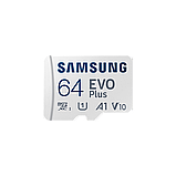Карта памяти Samsung EVO Plus MicroSDXC 64 Гб A1, V10, UHS-I Class 1 (U1), фото 3