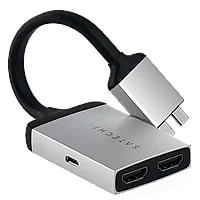 Адаптер Satechi Type-C Dual HDMI для MacBook Серебро