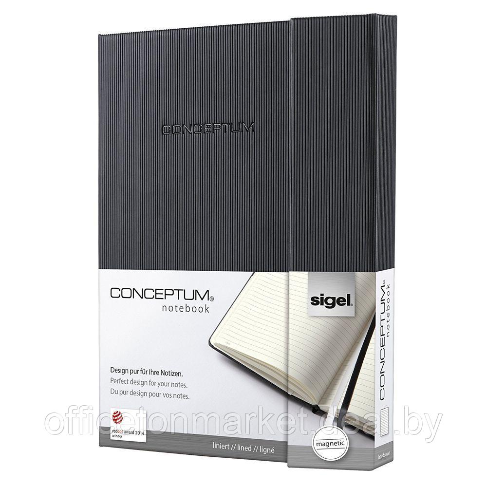 Блокнот "Conceptum", A5, 97 листов, линейка, черный - фото 1 - id-p226514760