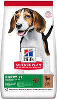 Сухой корм для собак Hill's Science Plan Puppy Medium Lamb / 604270