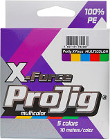 Леска плетеная Петроканат ProJig X-Force Multicolor 0.14мм 9.0кг