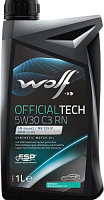Моторное масло WOLF OfficialTech 5W30 C3 RN / 65637/1
