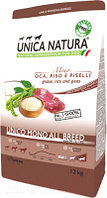Сухой корм для собак Unica Natura Mono для средних и крупных пород гусь
