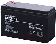 Батарея для ИБП CyberPower RС 12-7.2 (12V/7.2Ah)