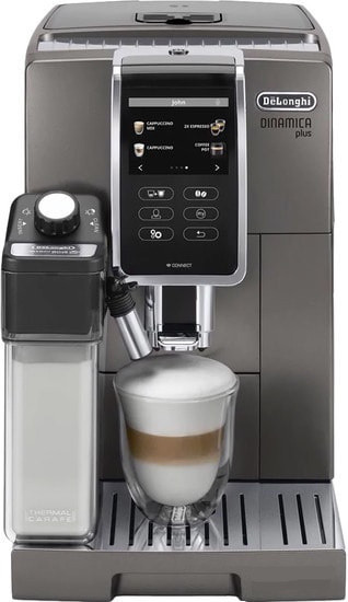 Эспрессо кофемашина DeLonghi Dinamica Plus ECAM 370.95.T - фото 2 - id-p224537143