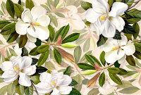 Фотообои листовые Vimala Южные цветы