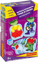 Настольная игра Bondibon Веселые крокодилы. Гоша и Глаша 2 в 1 / ВВ5118