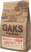 Сухой корм для собак Oak's Farm Беззерновой для зрелых собак всех пород. Лосось