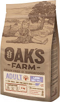 Сухой корм для собак Oak's Farm Беззерновой для взрослых собак мал. и миниат. пород. Ягненок