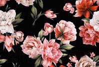 Фотообои листовые Vimala Рисованные цветы 9