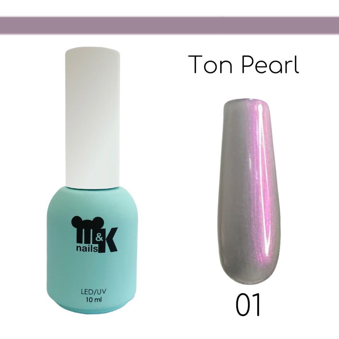 M&K Топ Pearl #01 10мл (эффект втирки)