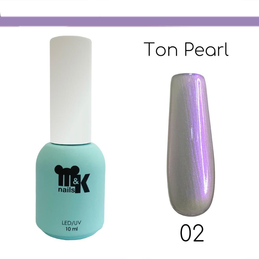 M&K Топ Pearl #02 10мл (эффект втирки)