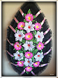 Венок ритуальный (расцветки в ассортименте), фото 4