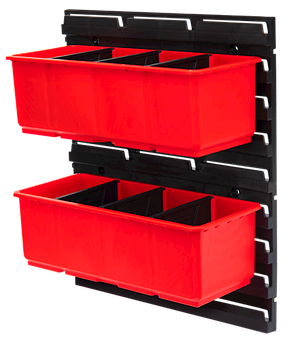Органайзер настенный Qbrick System Nr 5, красный