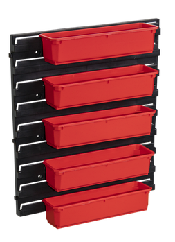 Органайзер настенный Qbrick System Nr 4, красный
