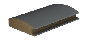 Профиль МДФ Лук П-001 2800х60х19 Алюминий