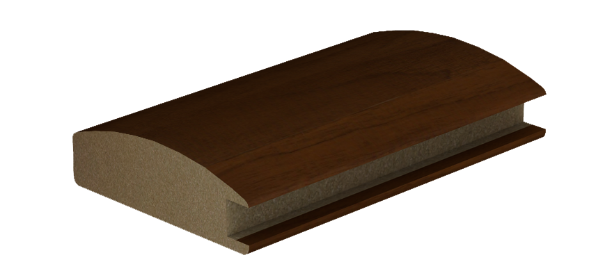 Профиль МДФ Лук П-001 2620х60х19 ПВХ Орех