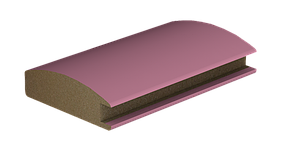 Профиль МДФ Лук П-001 2620х60х19 ПВХ Розовый