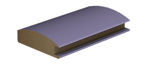 Профиль МДФ Лук П-001 2620х60х19 ПВХ Сирень