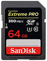 Карта памяти SanDisk Extreme PRO UHS-II SDXC 64GB [SDSDXPK-064G-GN4IN]