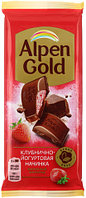 Шоколад Alpen Gold 80 г, «Клубника с йогуртом», молочный шоколад