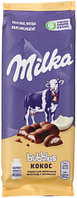 Шоколад Milka 92 г, молочный пористый с кокосовой начинкой