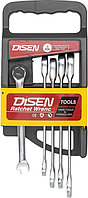 Ключи трещоточные набор 5 предметов DISEN DSD1501