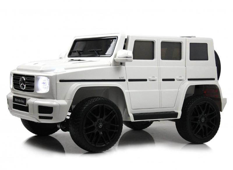 Детский электромобиль RiverToys Mercedes-Benz G500 (E333EE) белый