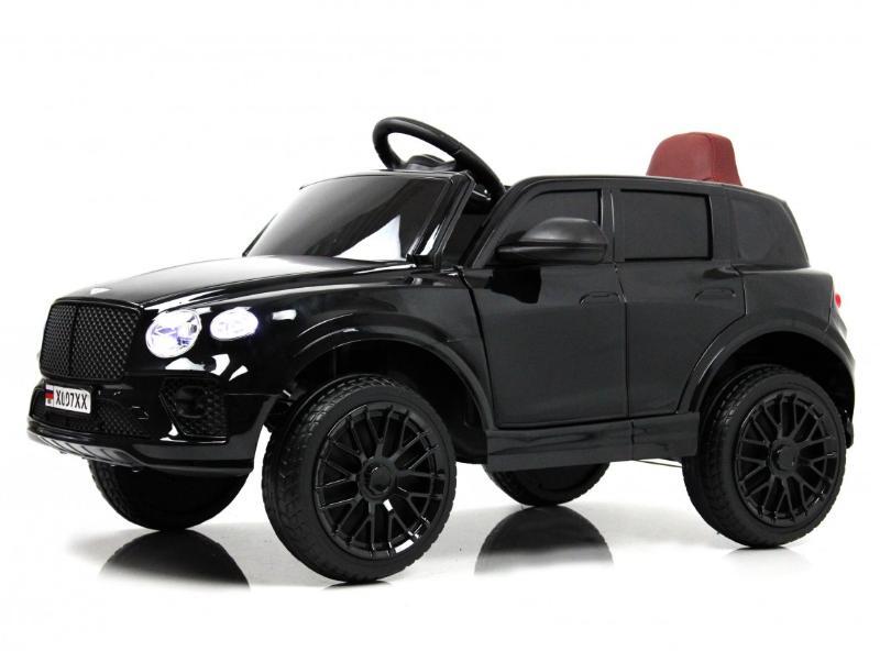 Детский электромобиль RiverToys X007XX черный глянец