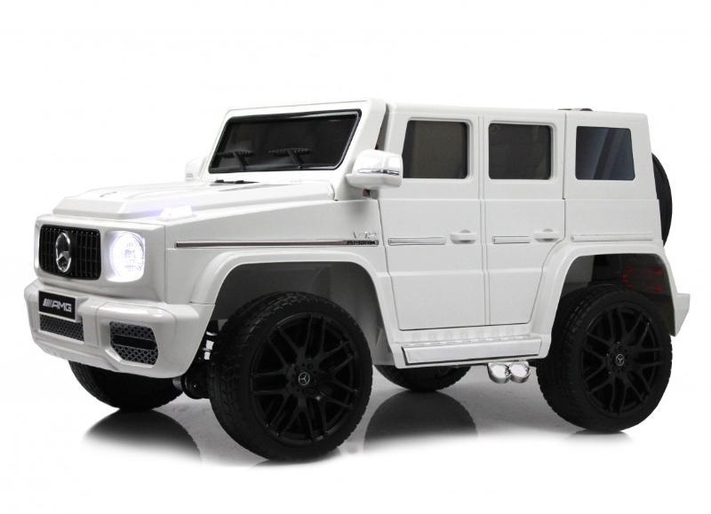 Детский электромобиль RiverToys Mercedes-Benz G65 (E111EE) белый