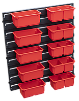 Органайзер настенный Qbrick System Nr 3 FX (11 элементов), красный